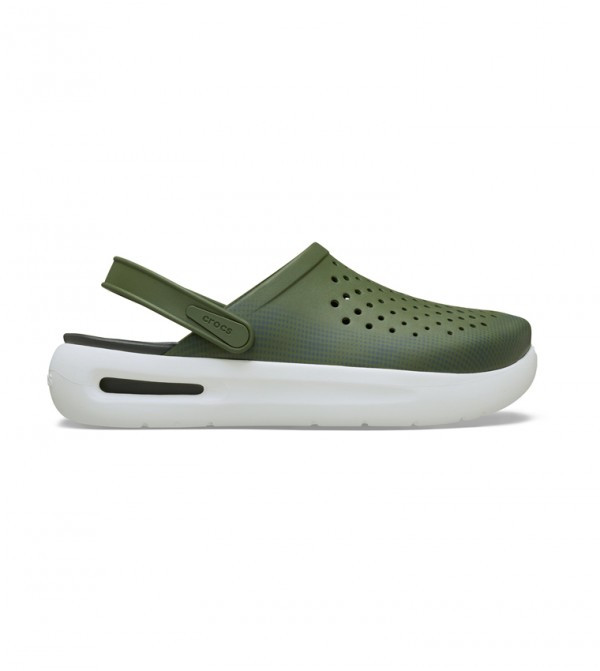 Saboti Crocs InMotion Micro Geo Clog Verde - Army Green - imagine 8